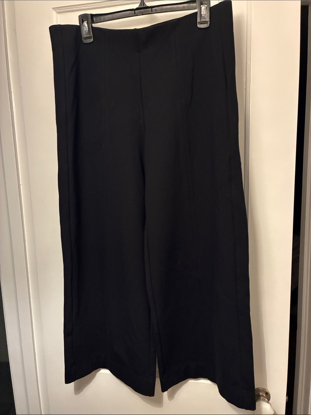 Jones New York Black Wide-Leg Trousers
